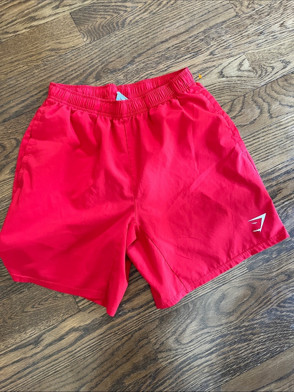 Gymshark Red Athletic Shorts S